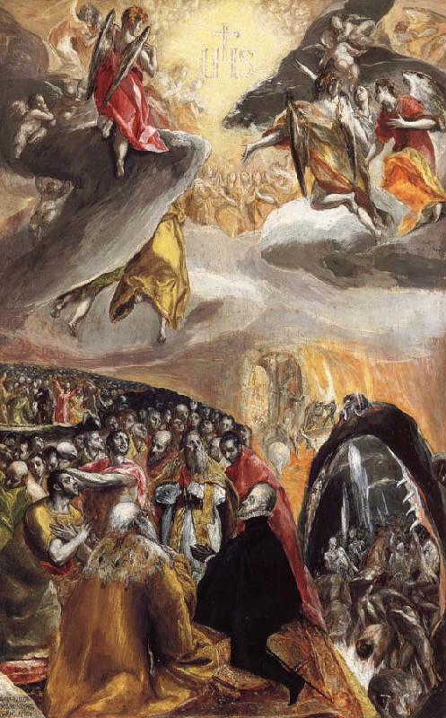 El Greco THe Adoration of the Name of Jesus France oil painting art